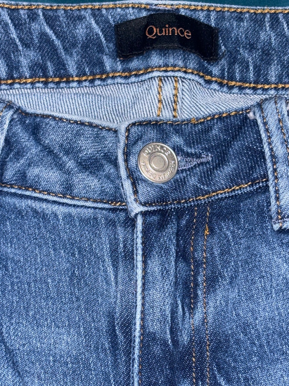Quince Bella Stretch Wide Leg Jeans Size 26 x 28 MSRP $218 - Picture 7 of 10